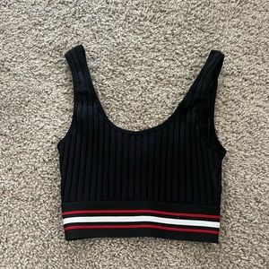 Top Shop black crop top!